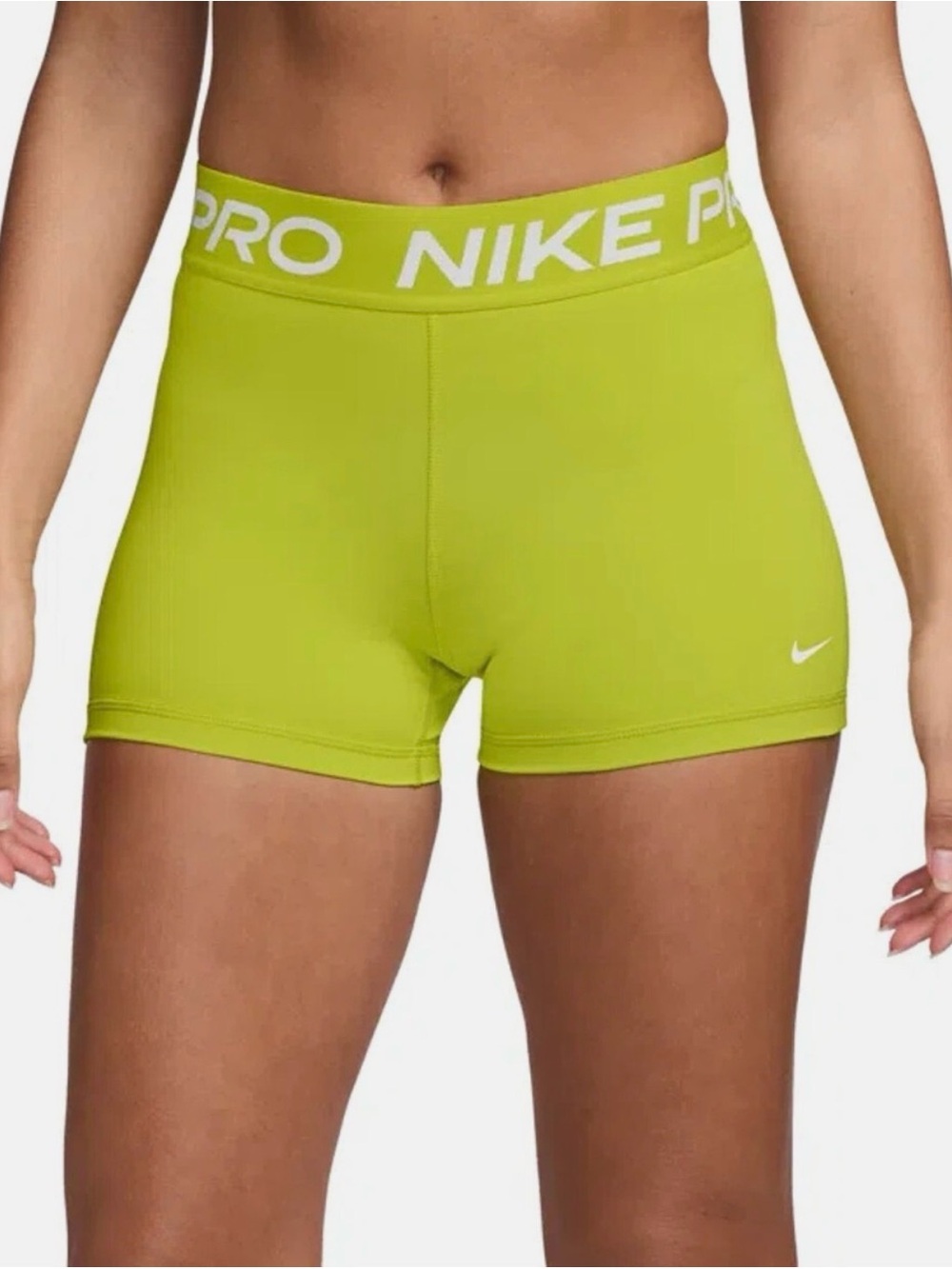 Nike Pro Dri-Fit 3” Compression Shorts Bright Neon